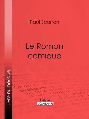 cover image of Le Roman comique